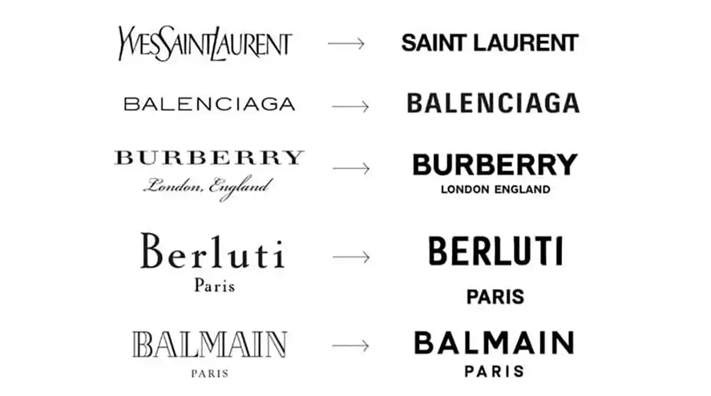 L'effetto del brand minimalism e del blanding sui loghi della moda