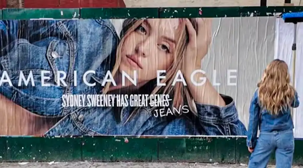 La pubblicità di American Eagle - Sydney Sweeney has great genes