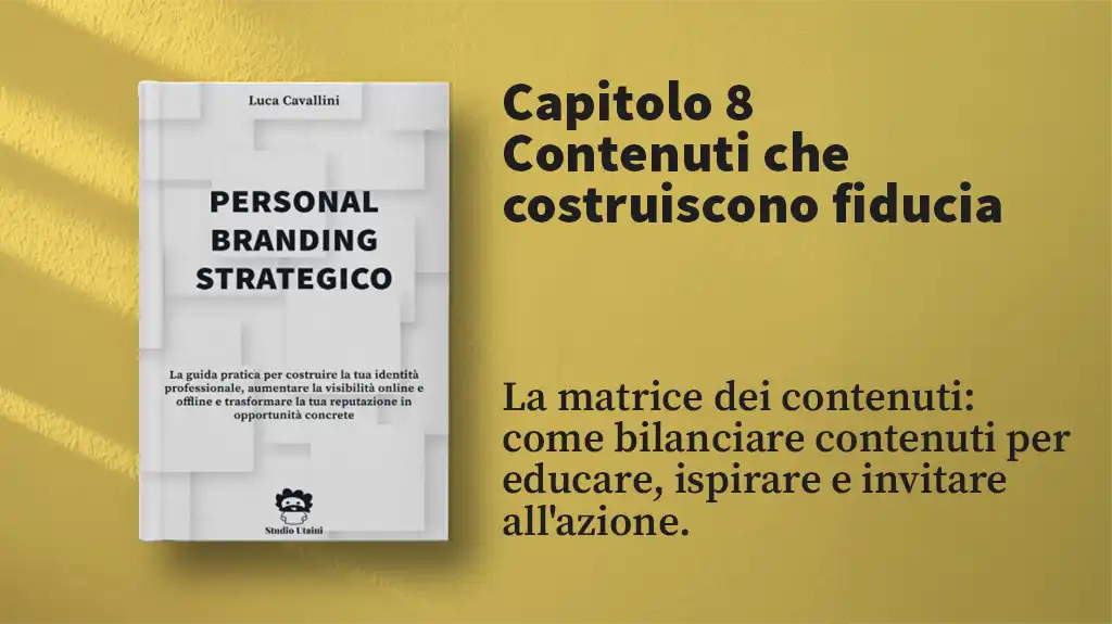 Matrice Contenuti Personal Branding: Educare, Ispirare, Vendere