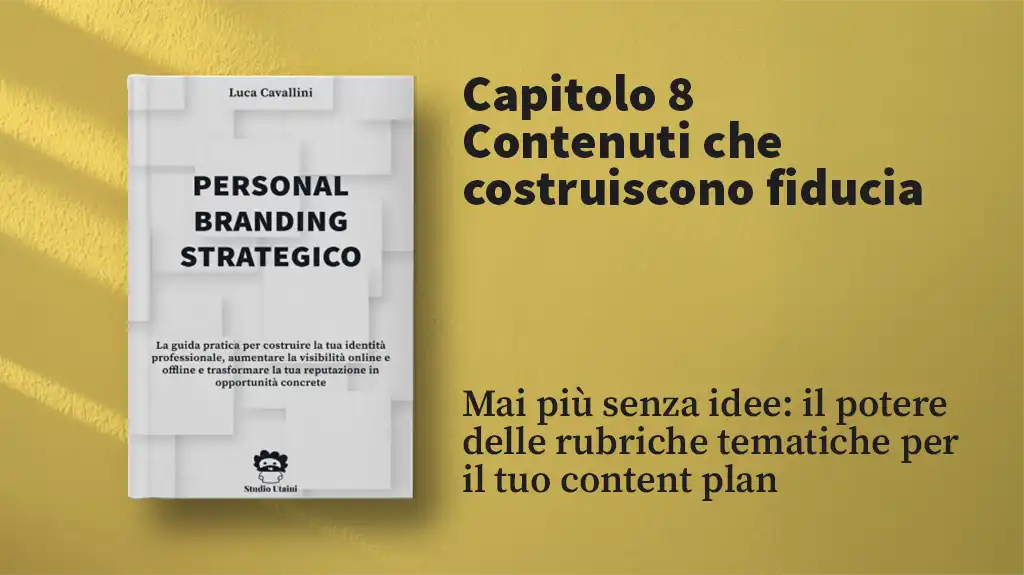 Rubriche tematiche: la strategia per non finire mai le idee.
