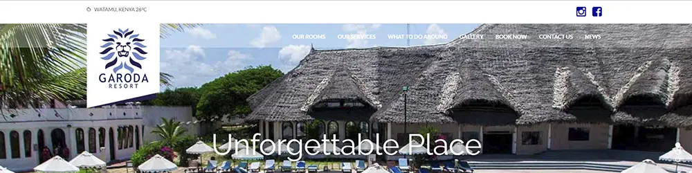 Home Page Garoda Resort