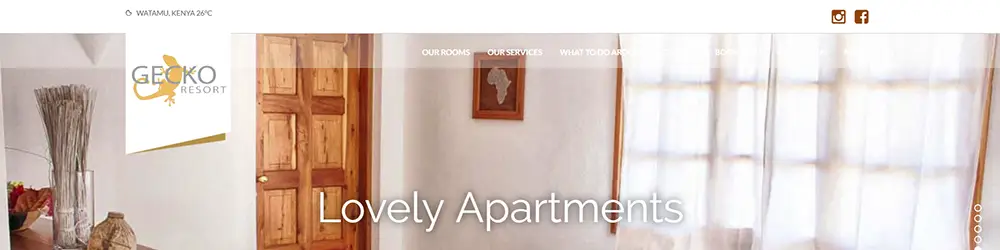Home Page Gecko Resort