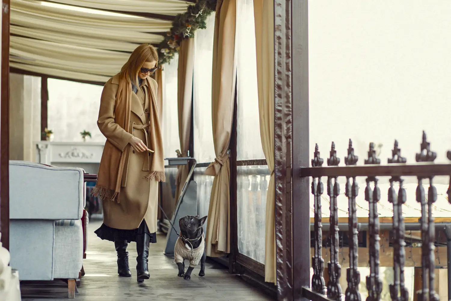 Independent hotel creating a distinct atmosphere for a pet owner guest